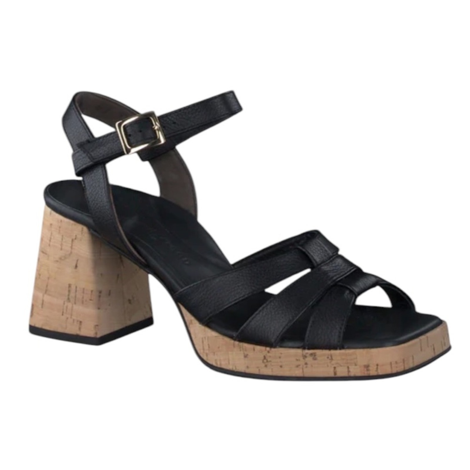 Nwot Paul Green Black Tina Sandal Sz 9